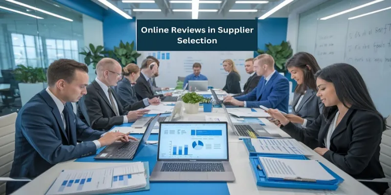  This image is about Best Practices for Using Online Reviews in Supplier Selection