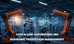  This imag is about AI and Automation Are Reshaping Production Management