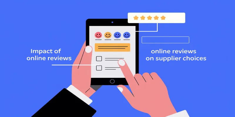  This image is about Impact of Online Reviews on Supplier