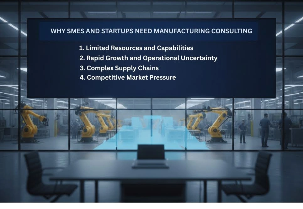  This image is about Why SMEs and Startups Need Manufacturing Consulting